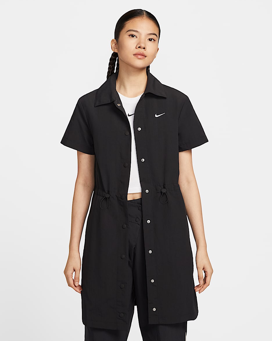 ★ Nike★ Sportswear Everything Woven Short Sleeve Mini Dre Nike Sportswear Everything Wovens Women's Short-Sleeve Mini